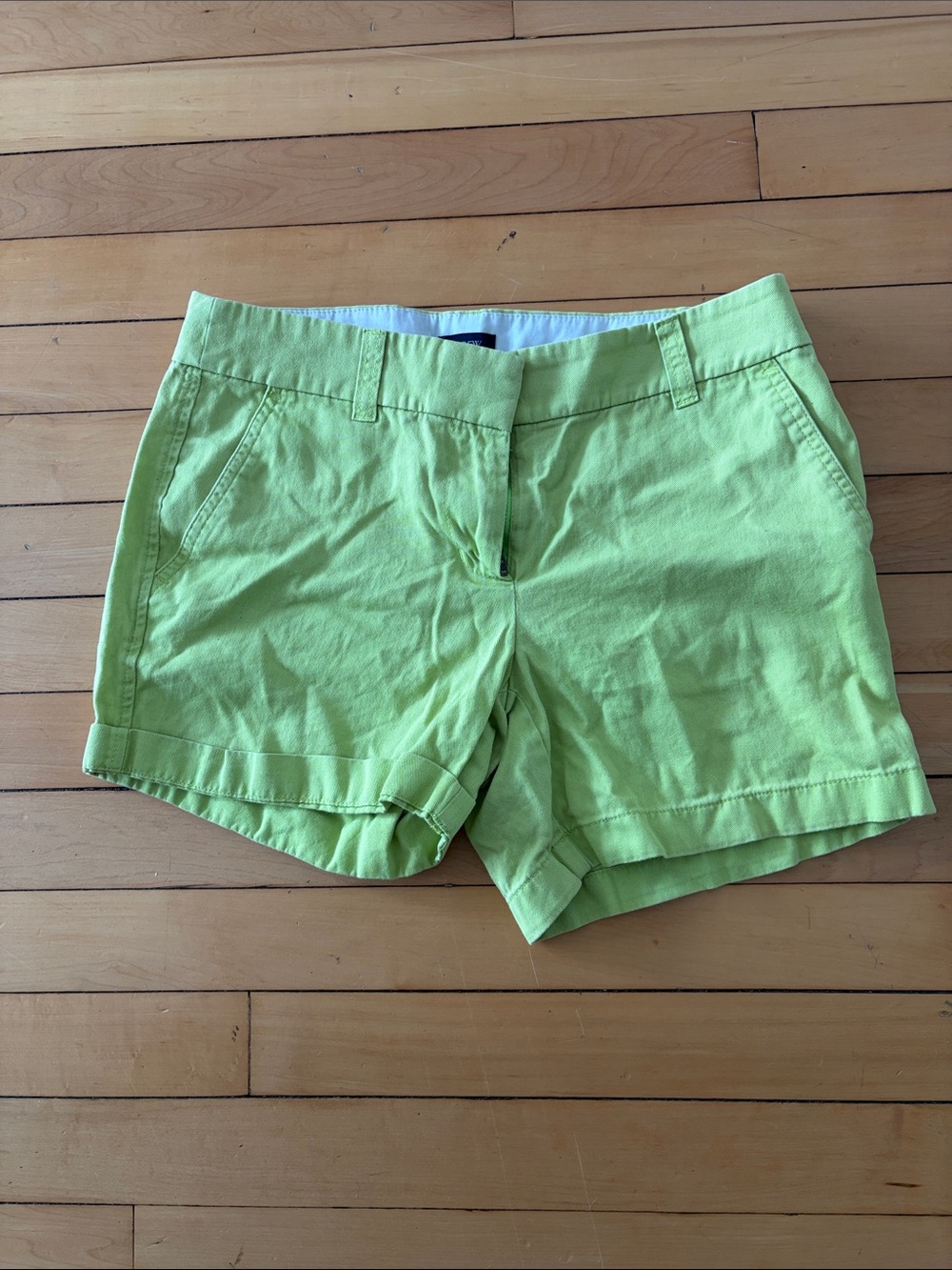 JCrew Women’s Lime Green Cotton Shorts